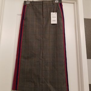 ZARA Midi Skirt (fits a size S) NWT